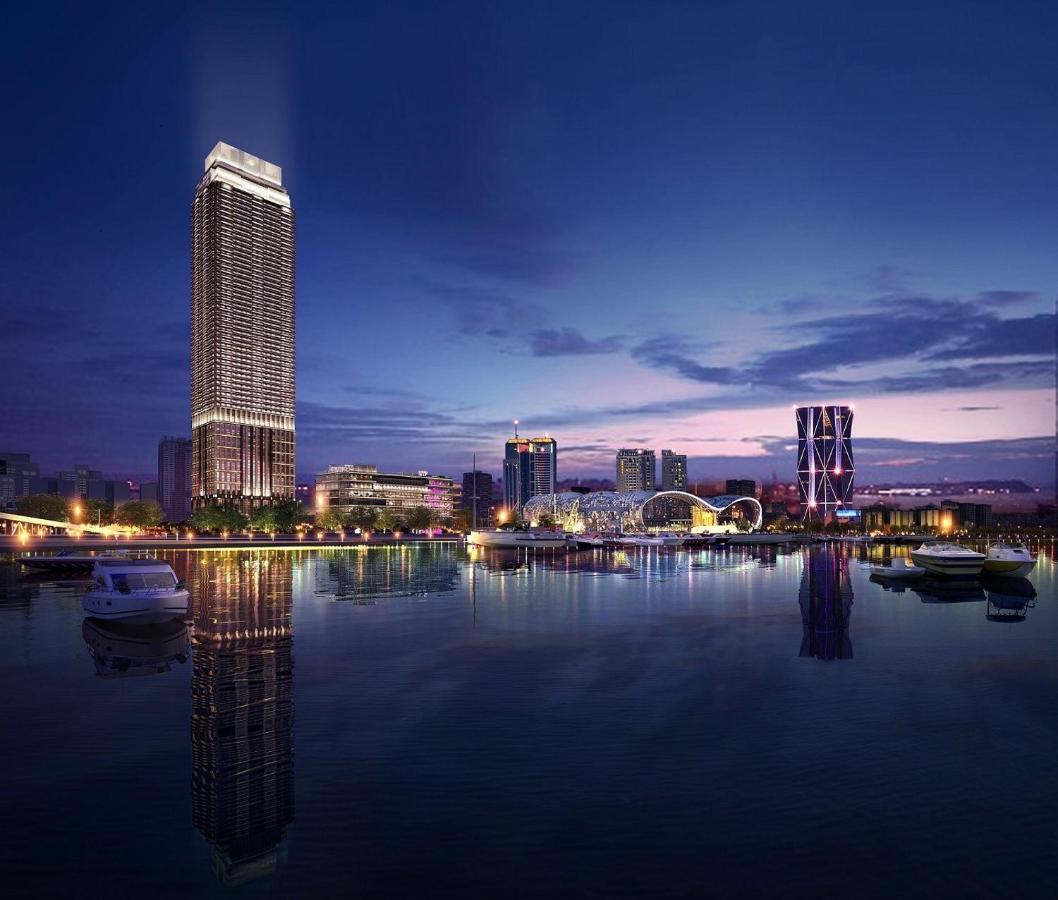 Intercontinental Kaohsiung By Ihg Hotel Ngoại thất bức ảnh The complex at night